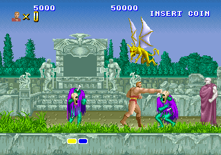 Altered Beast gameplay