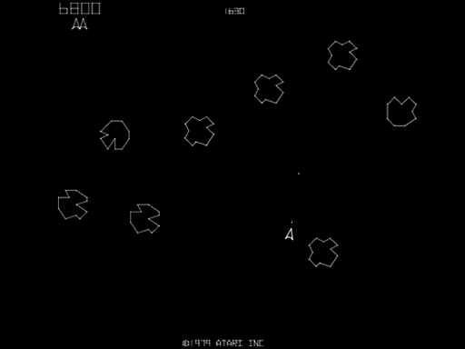 Asteroids gameplay