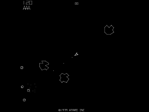 Asteroids gameplay