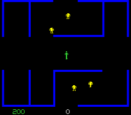 Berzerk gameplay