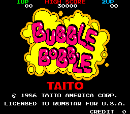 Bubble Bobble gameplay