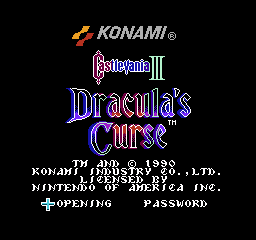 Castlevania III: Dracula's Curse gameplay