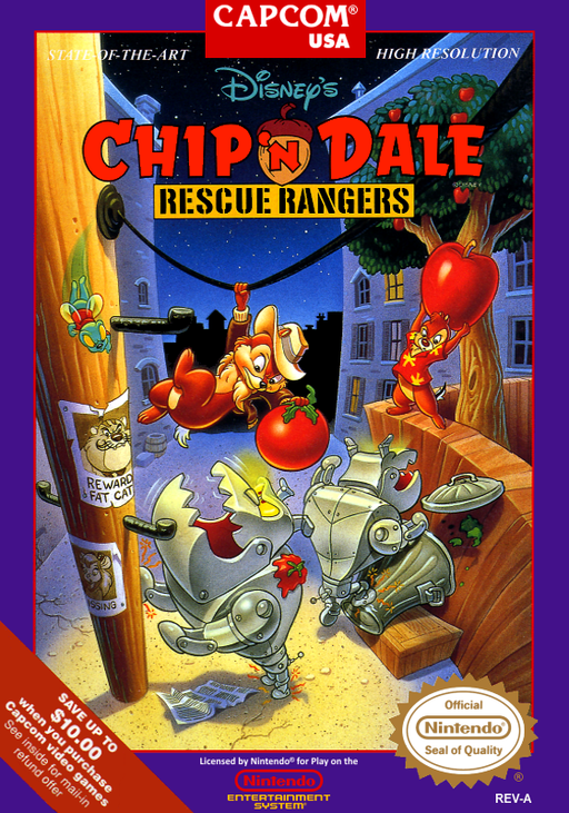 Chip 'n Dale: Rescue Rangers gameplay