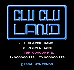 Clu Clu Land gameplay