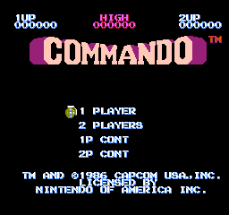 Commando gameplay