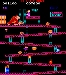 Donkey Kong gameplay