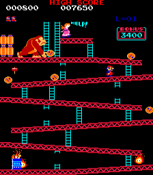 Donkey Kong gameplay