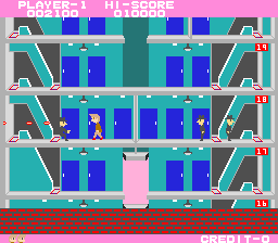 Elevator Action gameplay
