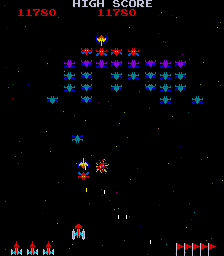 Galaxian gameplay
