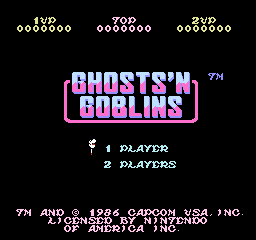 Ghosts'n Goblins gameplay