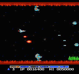 Gradius gameplay