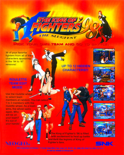 The King of Fighters '98 cover