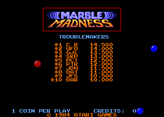 Marble Madness gameplay