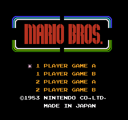 Mario Bros. gameplay