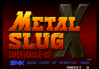 Metal Slug X gameplay