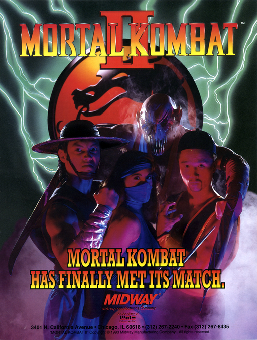 Mortal Kombat II cover