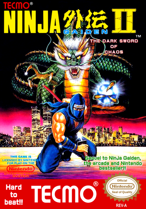 Ninja Gaiden II: The Dark Sword of Chaos cover