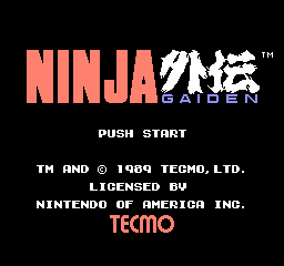 Ninja Gaiden gameplay