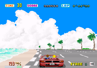 Out Run gameplay