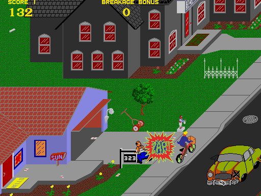 Paperboy gameplay