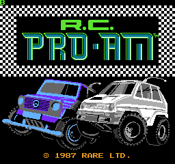 R.C. Pro-Am gameplay