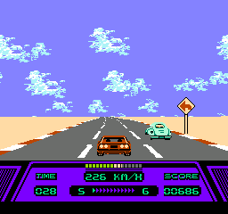 Rad Racer gameplay