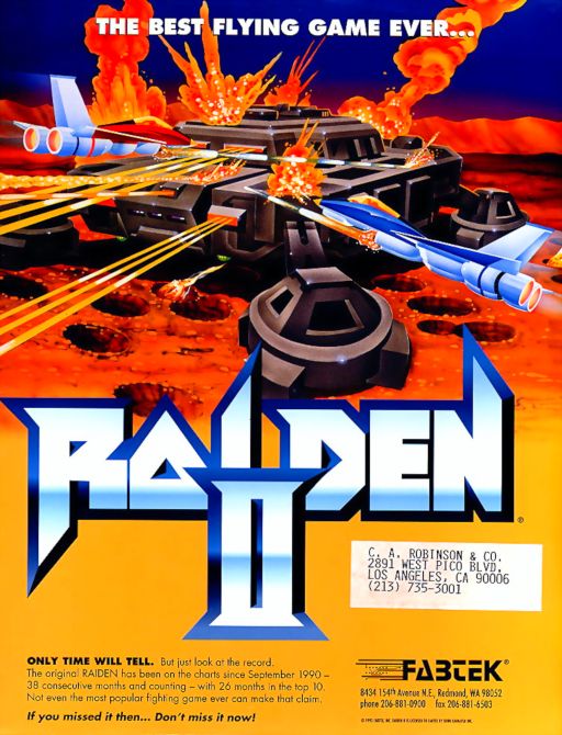 Raiden II cover