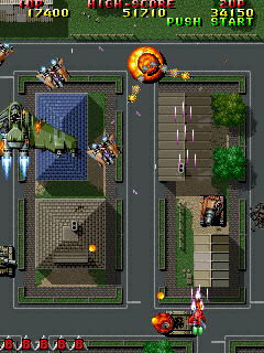 Raiden II gameplay
