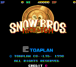 Snow Bros. - Nick & Tom gameplay