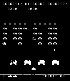 Space Invaders gameplay