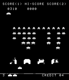 Space Invaders gameplay