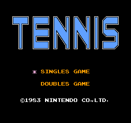 Tennis gameplay
