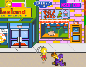 The Simpsons gameplay