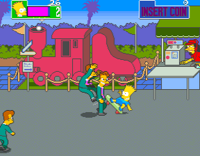The Simpsons gameplay