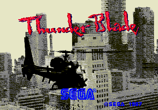 Thunder Blade gameplay