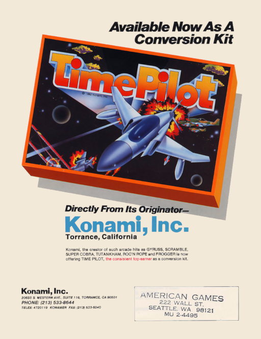Time Pilot cover