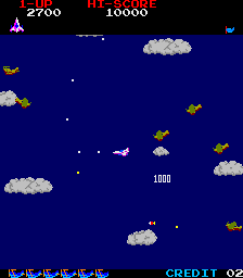 Time Pilot gameplay