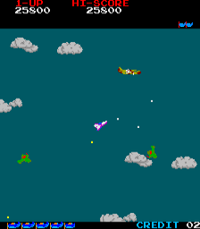 Time Pilot gameplay