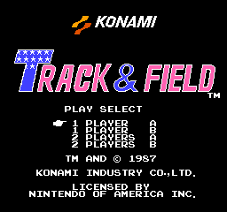 Track & Field gameplay