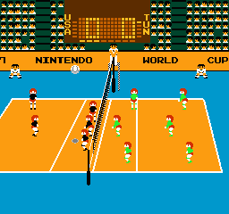 Volleyball gameplay