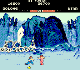 Yie Ar Kung-Fu gameplay